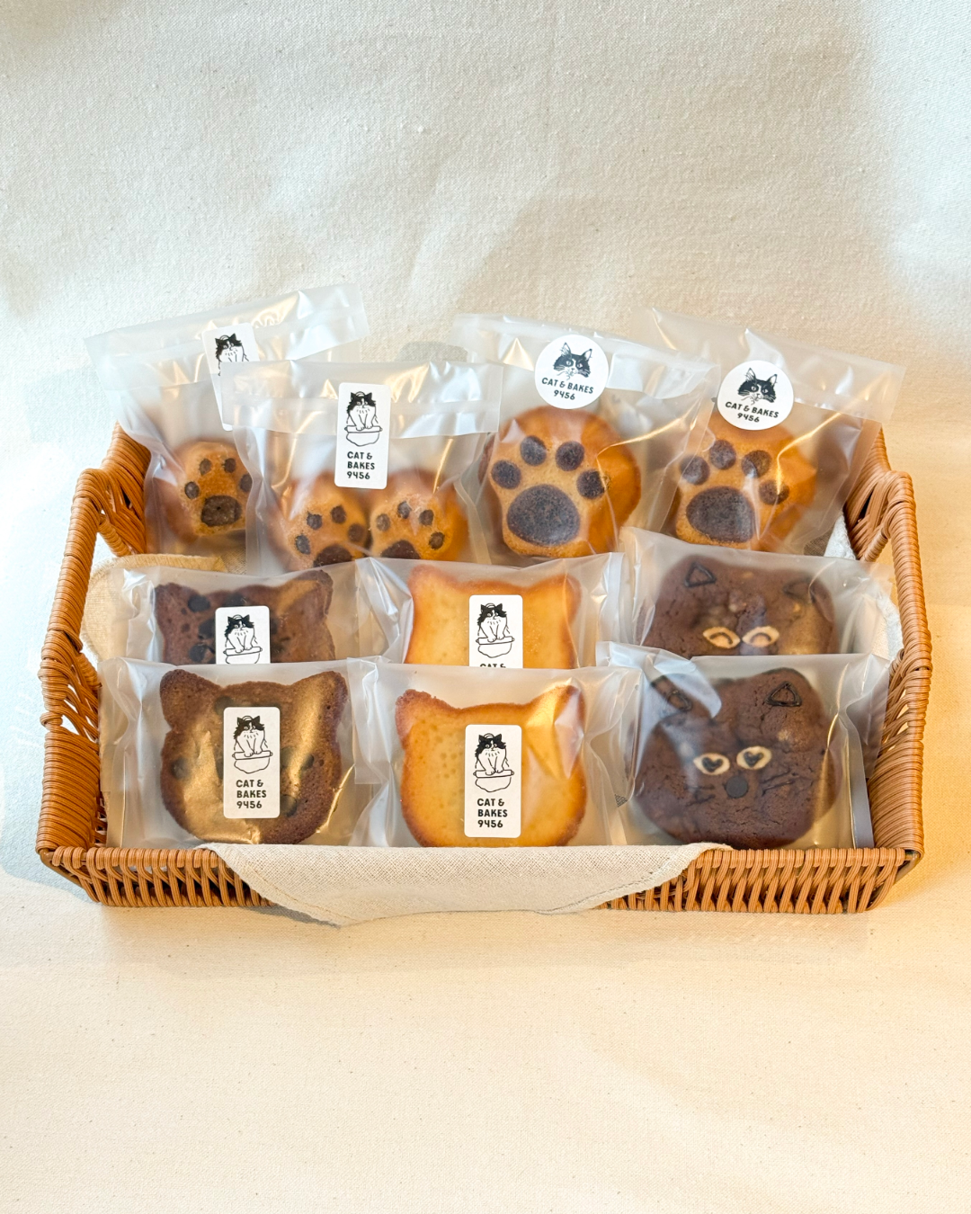 グシコロ猫だらけお菓子セットC（おまけ付き） | CAT & BAKES 9456