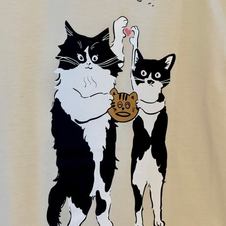 Yes!フォーリンにゃんTee (前後プリント）