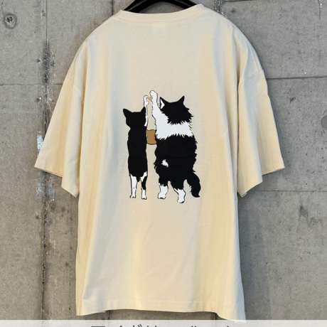 Yes!フォーリンにゃんTee (前後プリント）