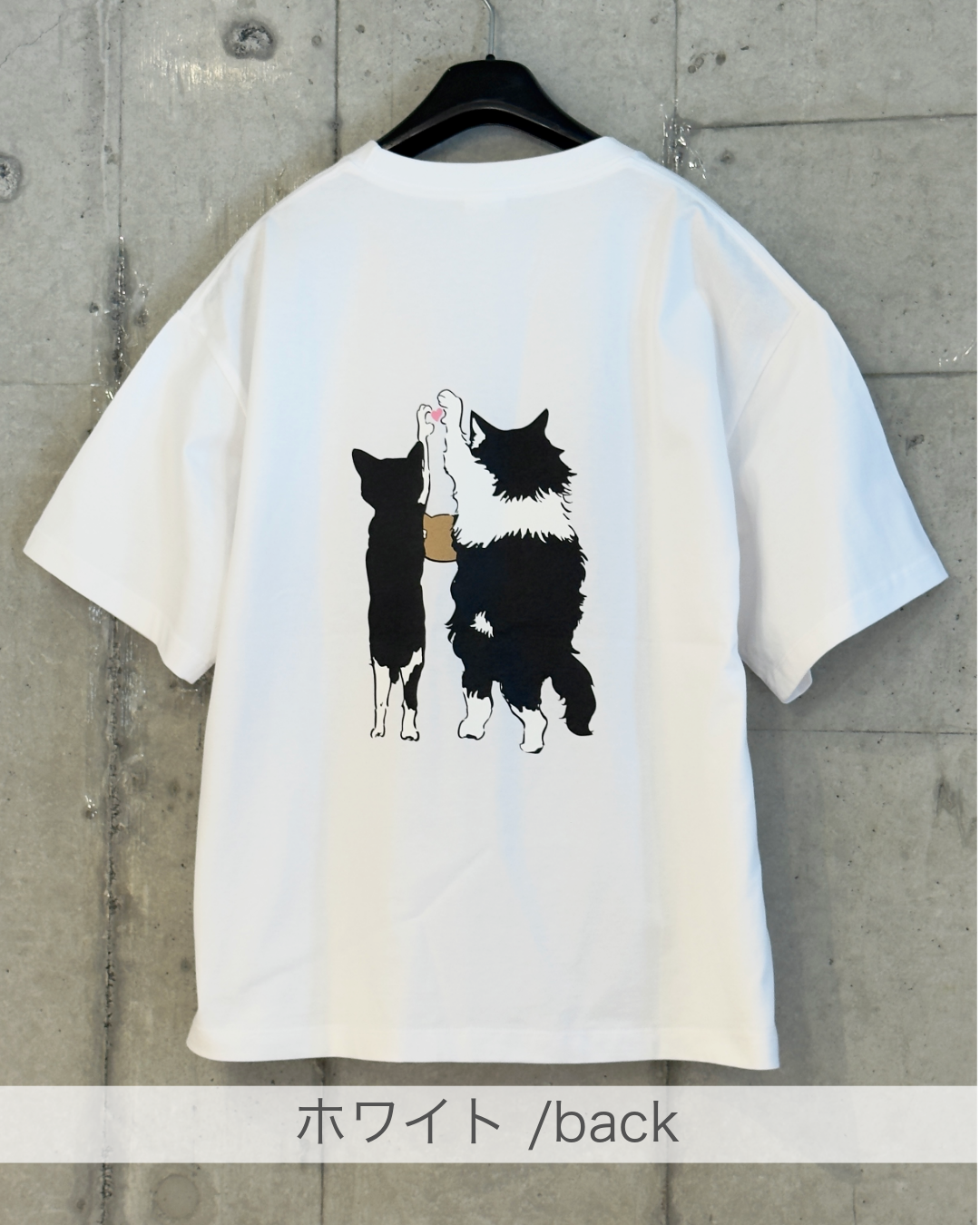 Yes!フォーリンにゃんTee (前後プリント） | CAT & BAKES 9456