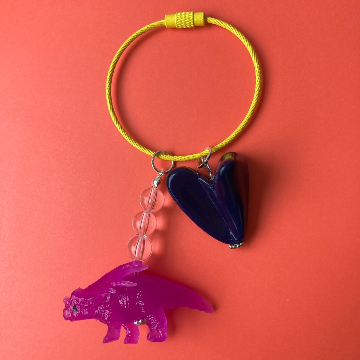 じゃらじゃらビンテージハート（紫スティラコ） | きょうりゅうの  