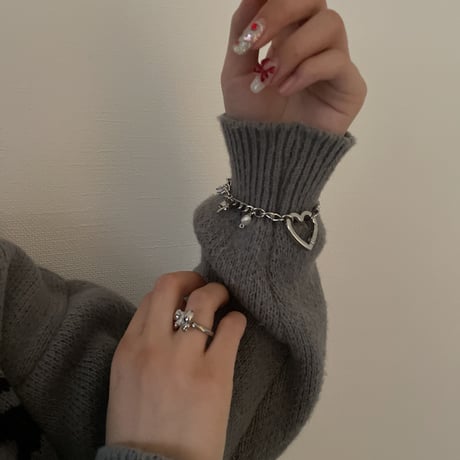heart charm bracelet