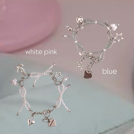 【全10色】ribbon bracelet