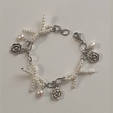 white rose bracelet