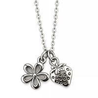 chain strawberry necklace