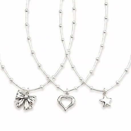 pearl charm necklace
