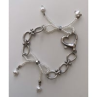 clear ribbon bracelet