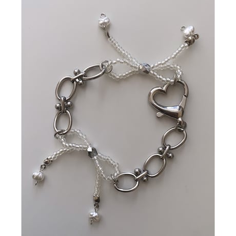 clear ribbon bracelet