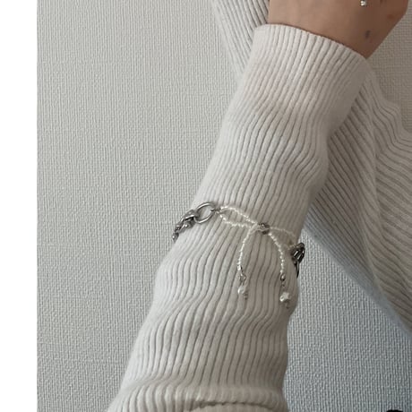 clear ribbon bracelet