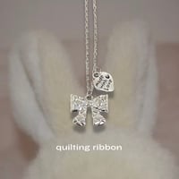 quilting  ribbon  necklace