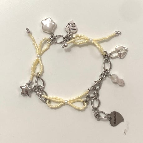 【全10色】ribbon bracelet