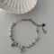 silver krkr blue bracelet