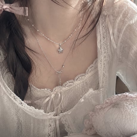 pearl charm necklace