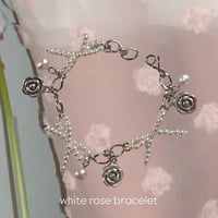 white rose bracelet