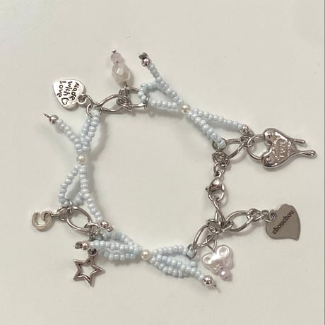 【全10色】ribbon bracelet