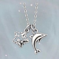 chain dolphin necklace