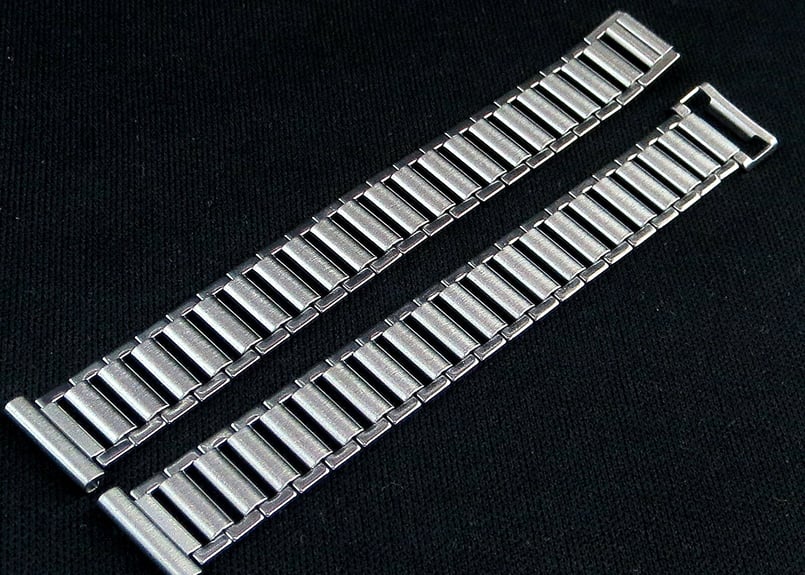 アンティーク時計に☆バンブーブレス☆ステンレスブレス☆時計ベルト