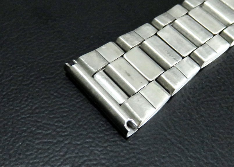 c327【20mm】極美品 ベントレー 5連 鏡面 SSコマ ステンレス ベルト Amazon | 【ベルト2本セット】【当店限定クロコ型押しレザー