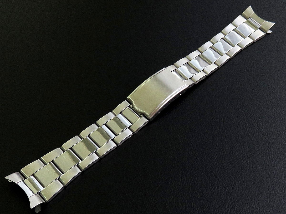 18mm 金色　弓管　リベットブレス　腕時計ヴィンテージ　デッドストック　保管品 18mm 金色 弓管 リベットブレス 腕時計ヴィンテージ デッド