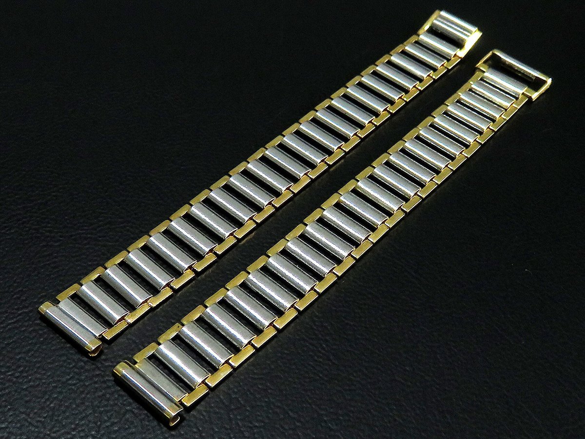 バンブーブレス18mm 10本セット アンティーク時計に☆バンブーブレス☆ステンレスブレス☆時計