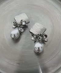 一点モノ① 雫パール × 金木犀のお花