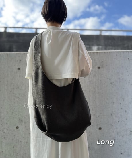 ◆手作りバッグ◆クタッとバッグ［Long / Super Long］ふんわりショルダーバッグ【komon】