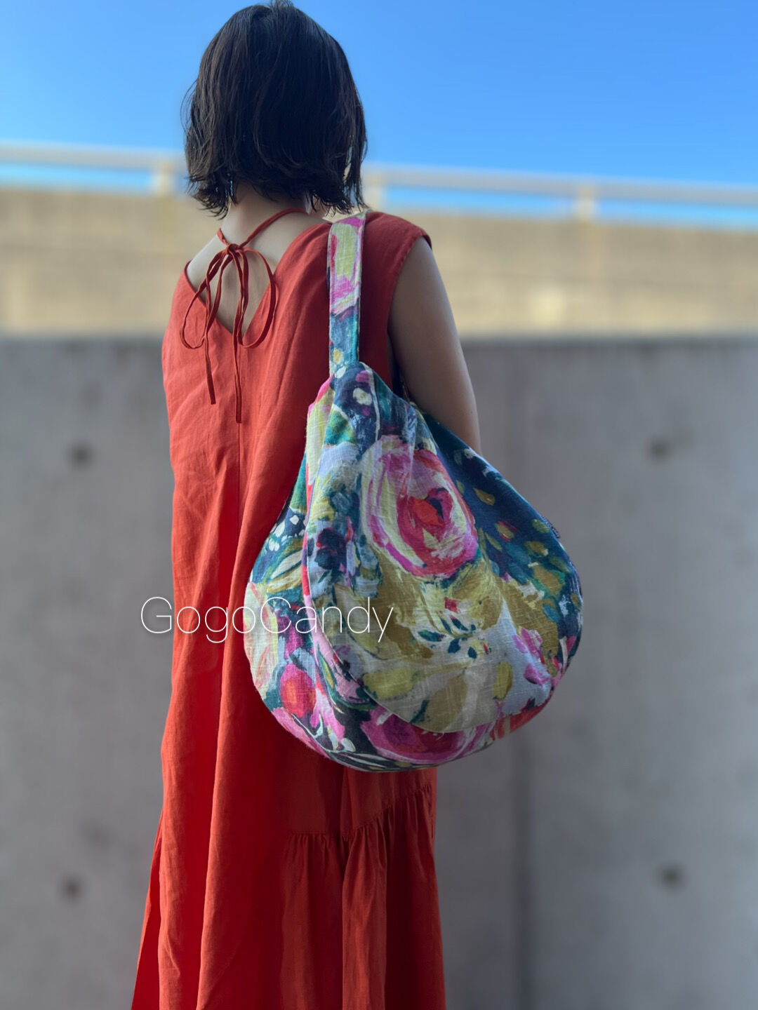 coo♡ページ　ハンドメイド　市松模様　バッグ coo♡ページ ハンドメイド 市松模様 バッグ オコピー様 専用