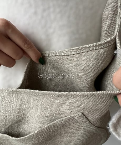 【A4出力】ダウンロード版バッグの型紙［ぽっけ］ 型紙のみ