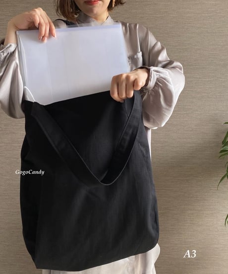 【A4出力】ダウンロード版バッグの型紙［いなりもちＡ３トートバッグ］ 型紙のみ