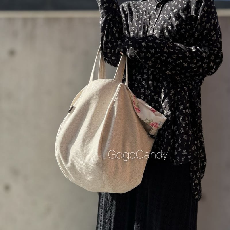 ◇手作りバッグ◇チューリップバッグ/トートバッグ【フラワー