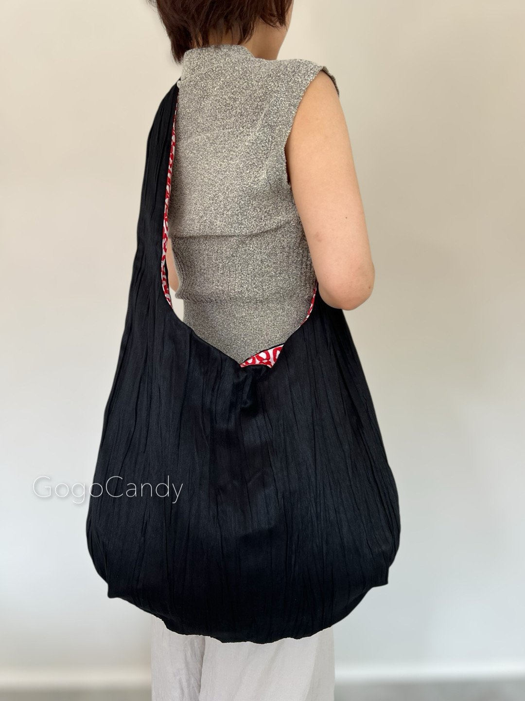 ☆1点物ハンドメイド作家さんの鮪ショルダーバッグ 1点物