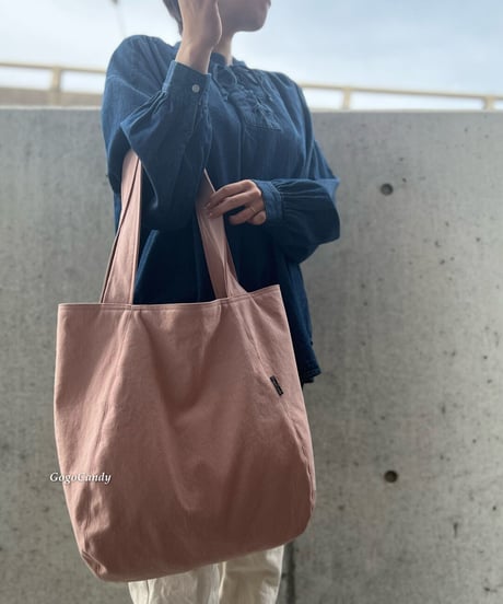 ◆手作りバッグ◆いなりもちA4トートバッグ/トートバッグ【帆布】