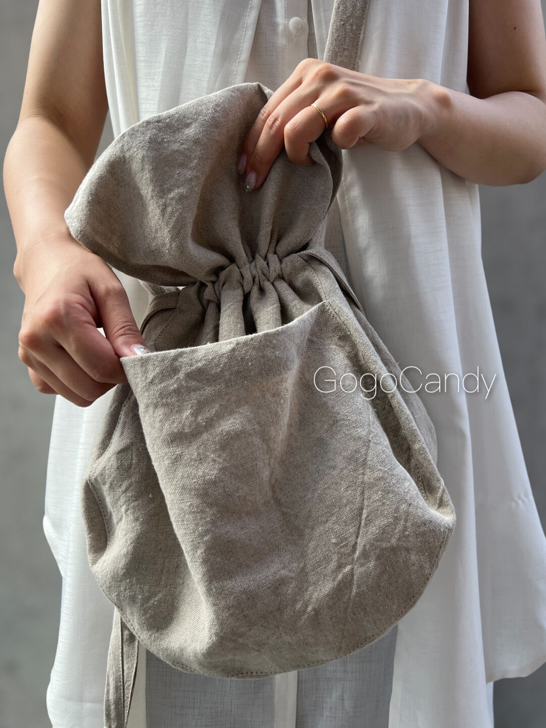 ◇手作りバッグ◇ぷちトマティバッグ/ショルダーバッグ・ポシェット