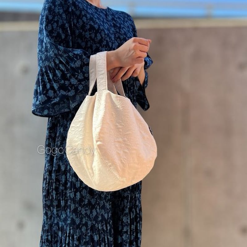 ◇手作りバッグ◇すもmoバッグ［S］まんまるトートバッグ【つやぷく