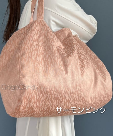 ◆手作りバッグ◆あんまきバッグ［Ｌ］2way・ショルダーバッグ・トートバッグ【レオパード】