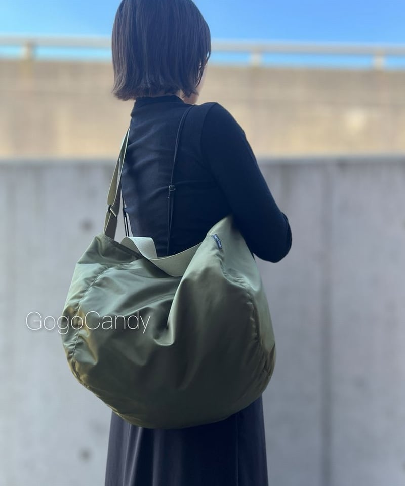 ◇手作りバッグ◇オムバッグ/2wayショルダーバッグ【カーキ ◇手作りバッグ◇オムバッグ/2wayショルダーバッグ【カーキ