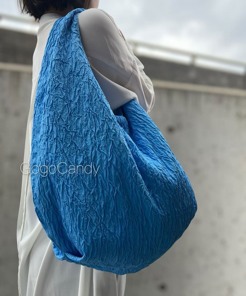 GogoCandy クタッとバッグ［Short］【リネン×ライムチェック】 CATEGORY クタッとバッグ［Short］ | GogoCandy