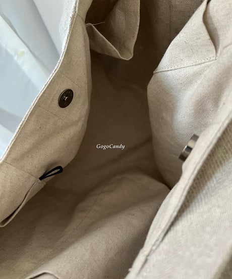 ◆手作りバッグ◆ポンバッグ/ショルダーバッグ・ボディーバッグ【ヘリンボーン】