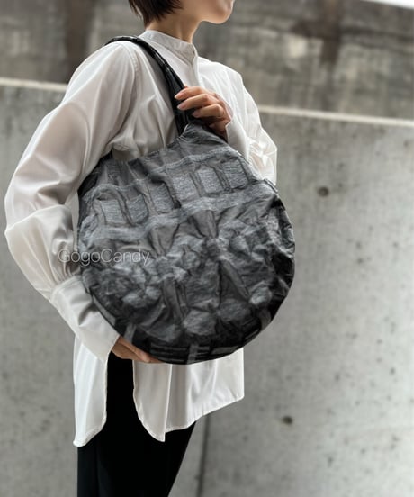 ◆手作りバッグ◆すもmoバッグ［Ｌ］まんまるトートバッグ【fukufuku】
