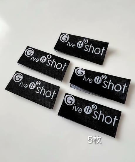 ピスネーム ５枚【give it a shot】