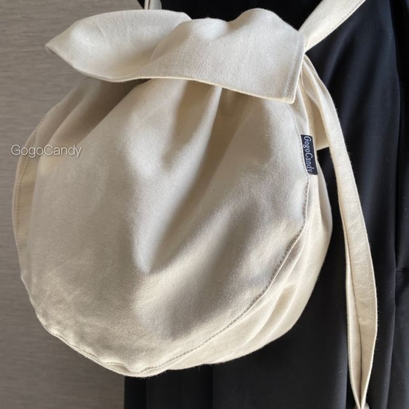 《専用》 3roomsバッグM 巾着バッグ ハンドメイド A3出力】ダウンロード版巾着バッグの型紙［ぷちトマティバッグ］型紙