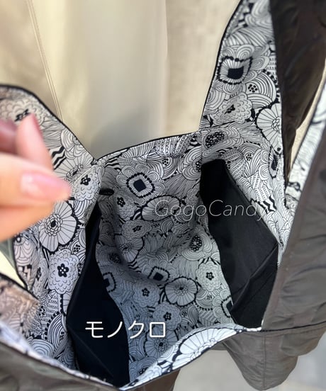◆手作りバッグ◆みみバッグ/トートバッグ【ぷちぷち】
