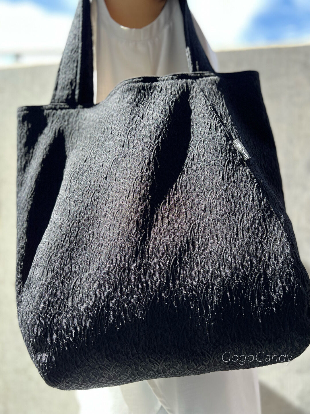 ◇手作りバッグ◇いなりもちA4トートバッグ/トートバッグ