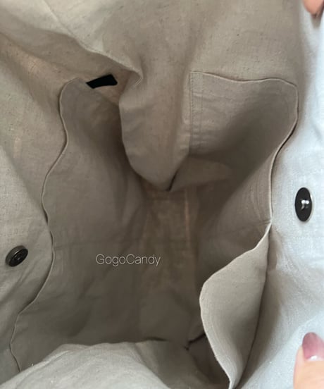 ◆手作りバッグ◆クタッとバッグ［Long］ふんわりショルダーバッグ【ショコラ】