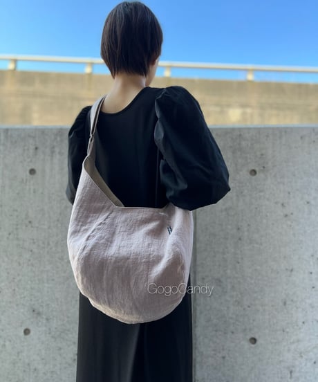 ◆手作りバッグ◆ポンバッグ/ショルダーバッグ・ボディーバッグ【桜餅】