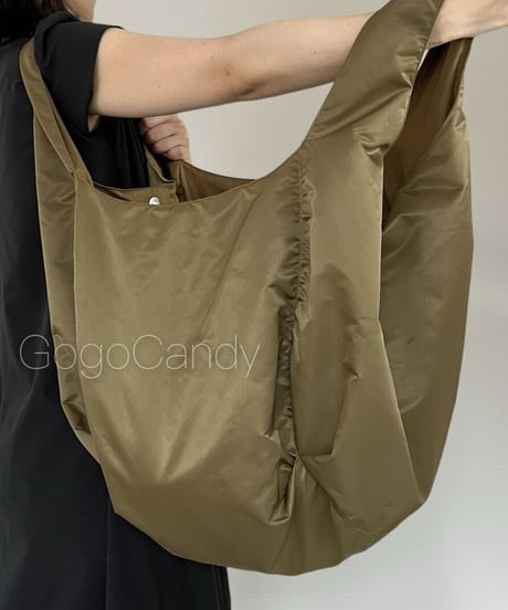 ◆手作りバッグ◆ホイップバッグ［XL］大容量トートバッグ【ブロンズ】