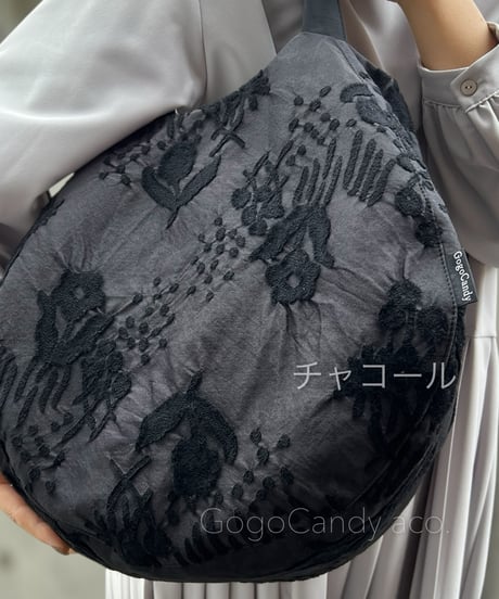 ◆手作りバッグ◆すもmoバッグ［Ｌ］【ふっくらフラワー】