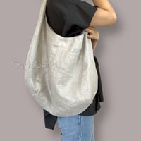 ◇手作りバッグ◇デニッシュバッグ【シルバーメタリック】ちょいみえ