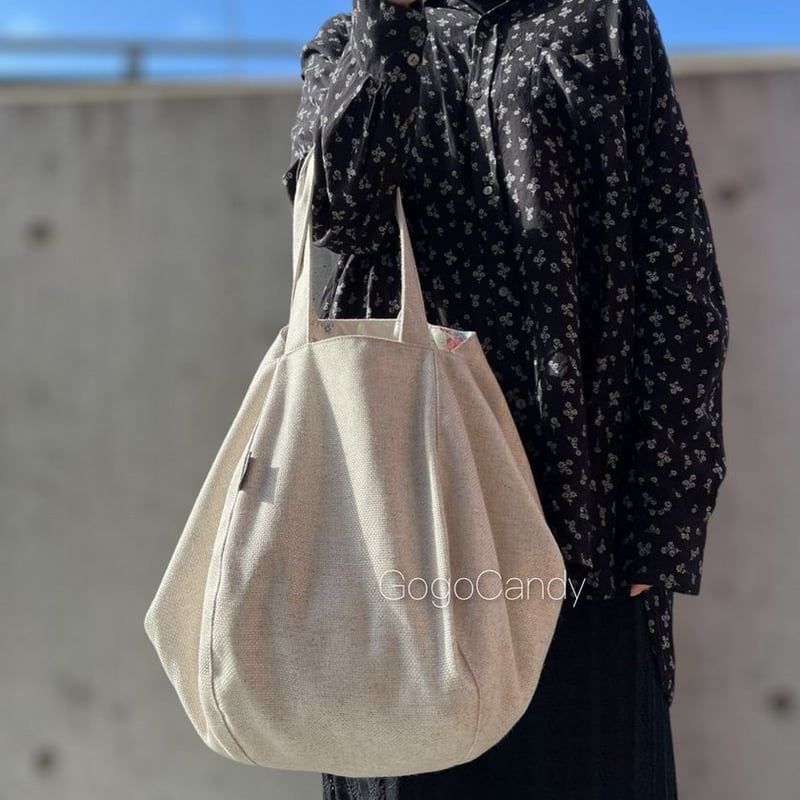 ◇手作りバッグ◇チューリップバッグ/トートバッグ【フラワー