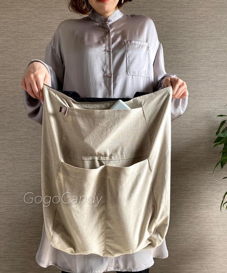 ペーパー版バッグの型紙［いなりもちＡ３トートバッグ］型紙のみ